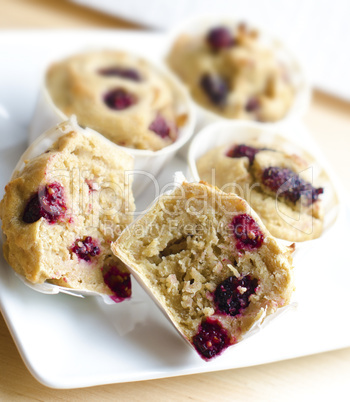 Mulberry muffins