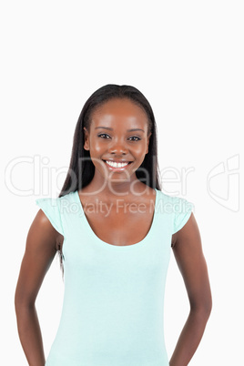 Smiling young woman