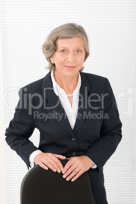 Senior businesswoman professional portrait smart