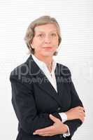 Senior businesswoman professional portrait smart