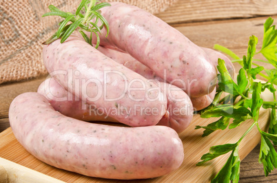 Polish home-baked veal sausage (Biala)