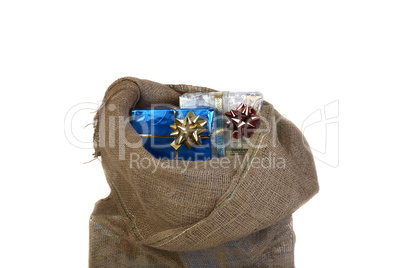 Sack voller Weihnachts Geschenke - Sack full of Christmas gifts