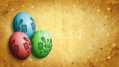 Retro Easter Eggs.