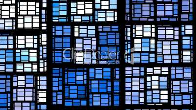 Background from blue rectangles