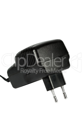 Electric  power adapter, isolated on white background