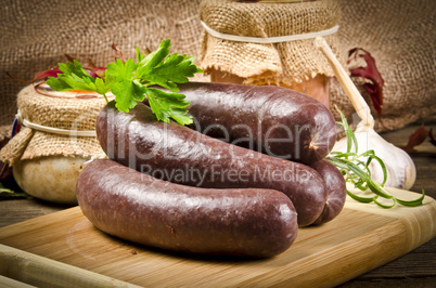 Krupniok really Polish blood sausage