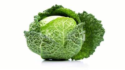 cabbage isolated low perspective loopable file