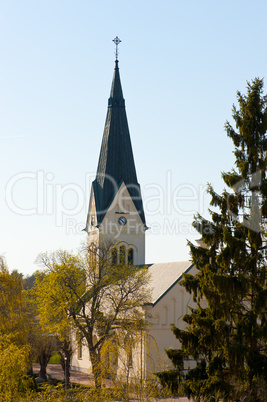 Die Kirche von Högsby, Småland, Schweden