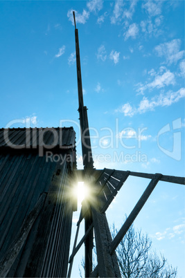 The wings of a windmill