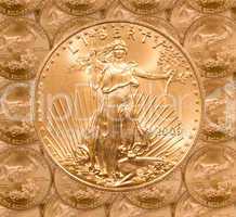 Single Liberty gold coin