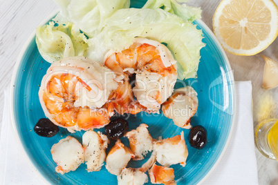 Prawn salad