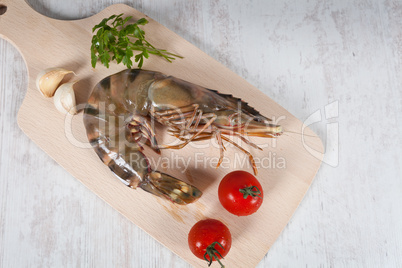 Raw prawns