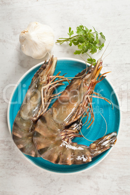 Raw prawns