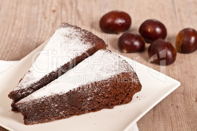 Chestnut cake