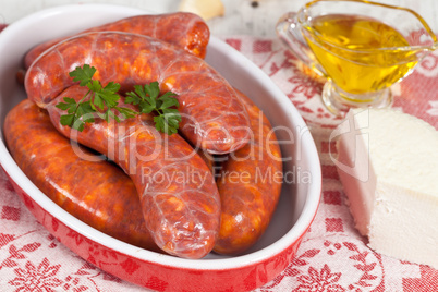 Raw italian sausage
