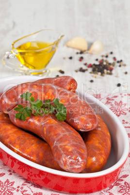 Raw italian sausage