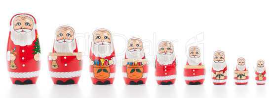 Santa Claus Russian Nesting Dolls