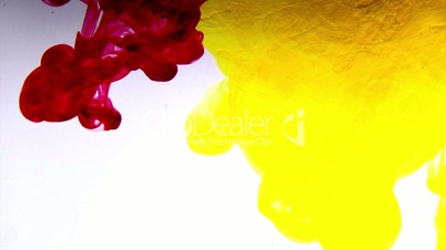 Colors - ink, yellow and red