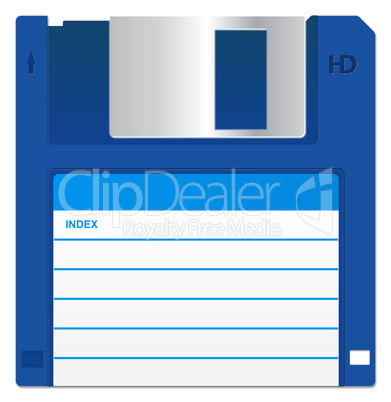 Blue Floppy Disk