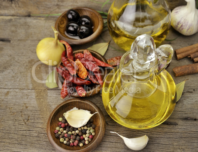 Olive Oil And Spices