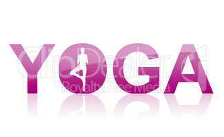 Yoga Logo Violett