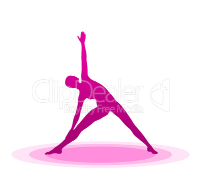 Violett Yoga Pose - 02