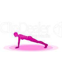 Violett Yoga Pose - 09