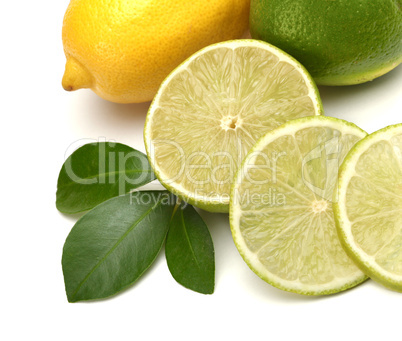 lime, lemon and leaf