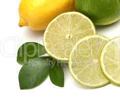 lime, lemon and leaf
