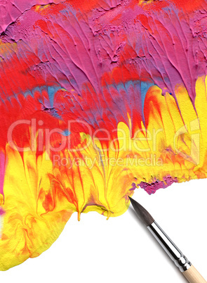 abstract acrylic hand painted background