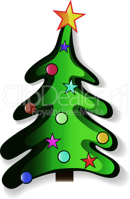 Icon christmas tree