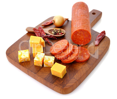Pepperoni Salami and cheese