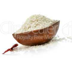 raw white rice