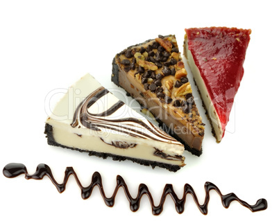 cheesecake slices