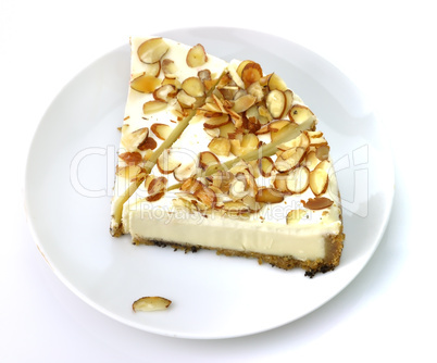 white chocolate cheesecake