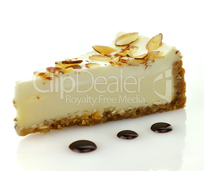 white chocolate cheesecake