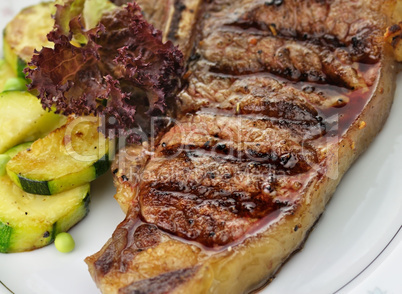 t bone steak