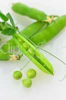 green pea pods