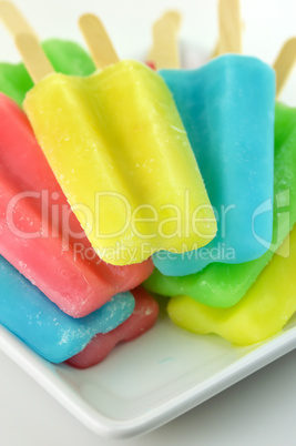 colorful ice cream pops