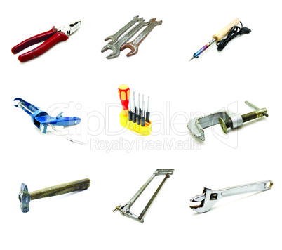 set of different tools