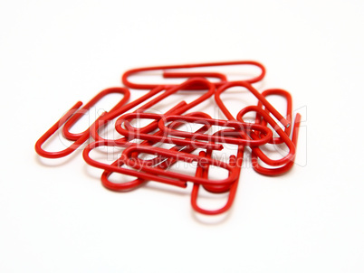 Color paper clips