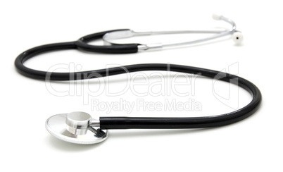 stethoscope isolated over a white background.