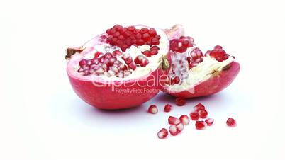 pomegranate isolated loopable
