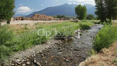 Red Willow Creek and Taos Pueblo