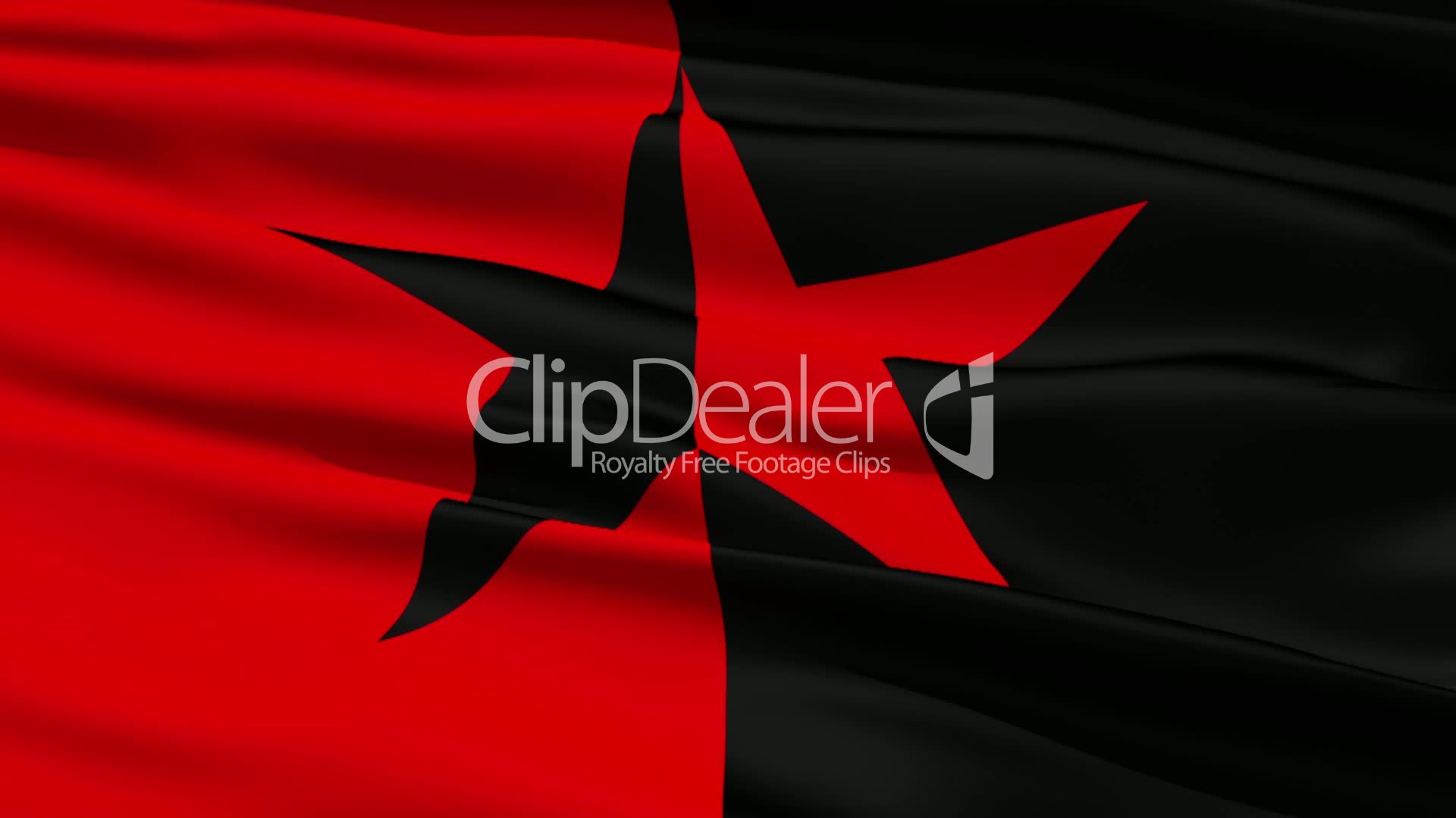 Red and Black Star Flag: Lizenzfreie Stock Videos und Clips