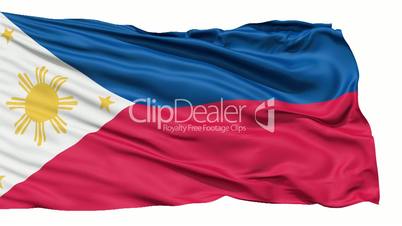 Flying Flag Of The Philippines