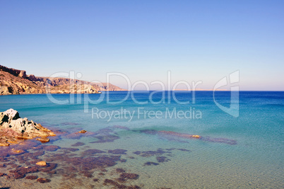 Fantastic view of the east coast of Crete.