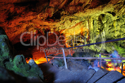 Psychro cave, "Diktaian Antron", Crete.