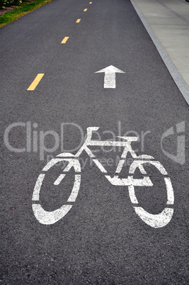 Bicycle lane.