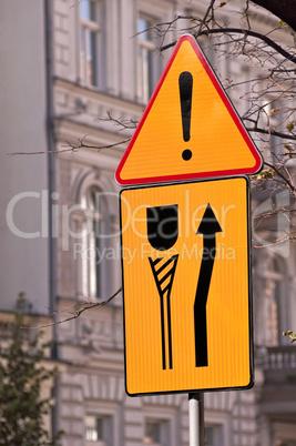 Traffic sign.